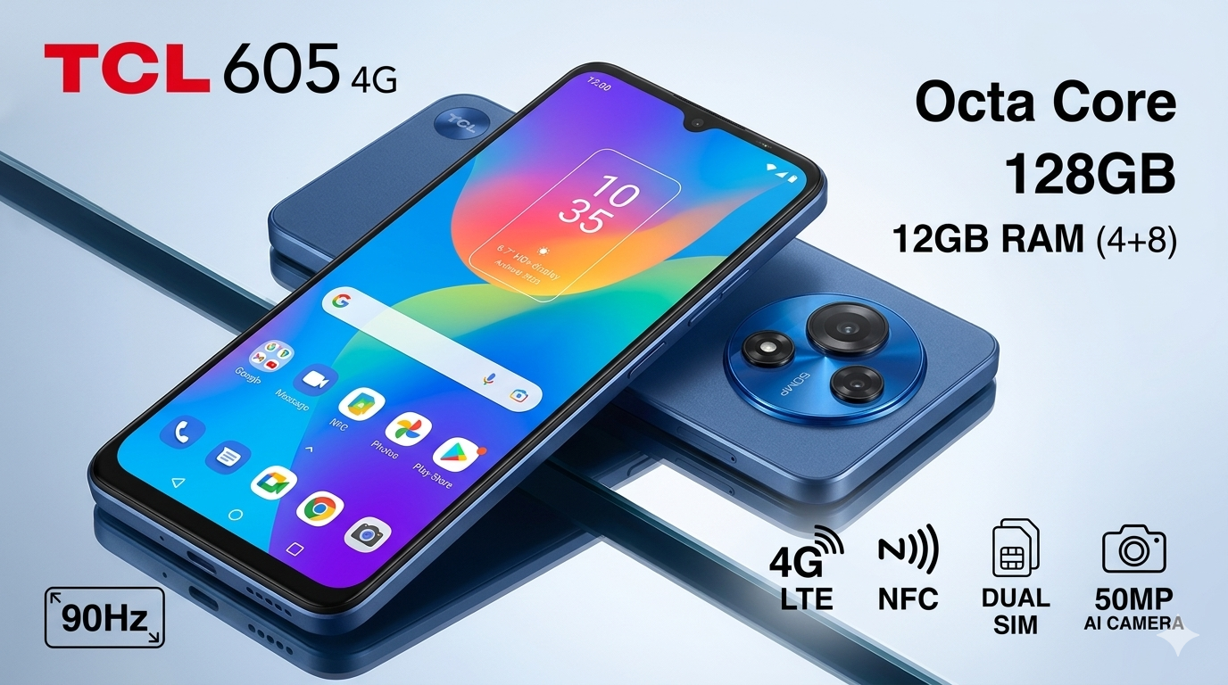 TCL Smartphone 605 4G:Vale a Pena Comprar em 2026?