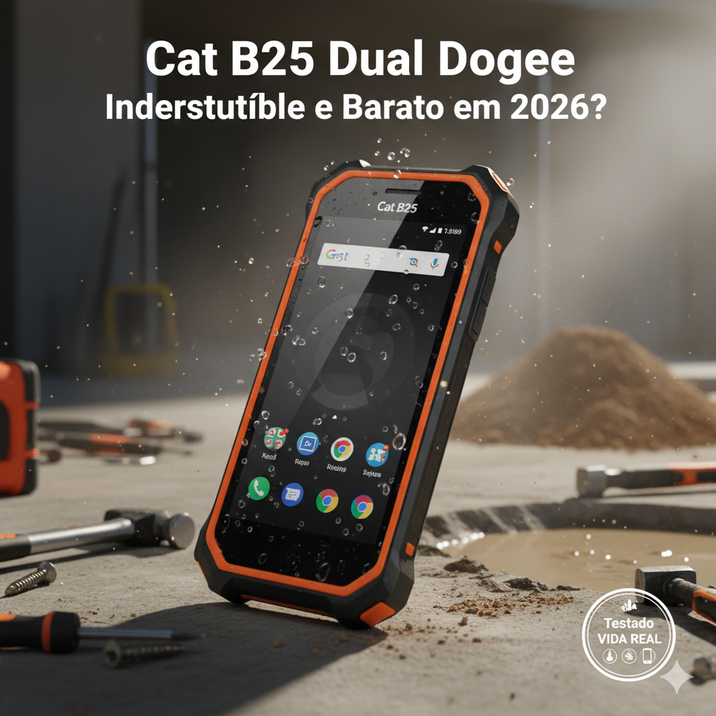 Cat B25 Dual Doogee presta? Testei o celular “indestrutível”