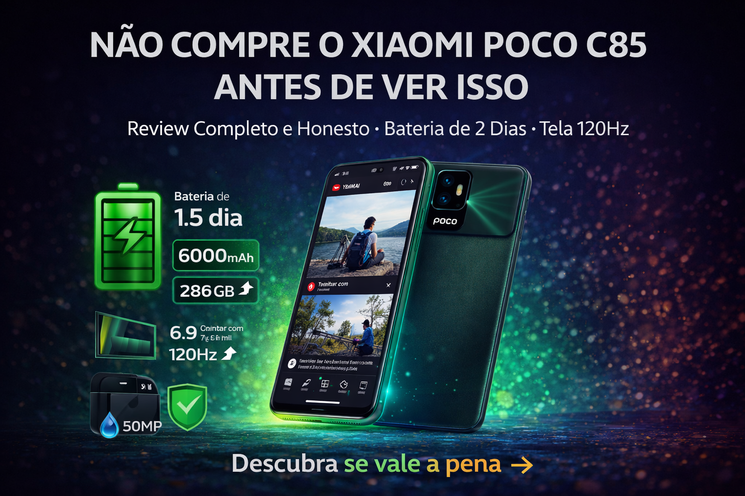 Não Compre o Xiaomi C85 Antes veja ser presta