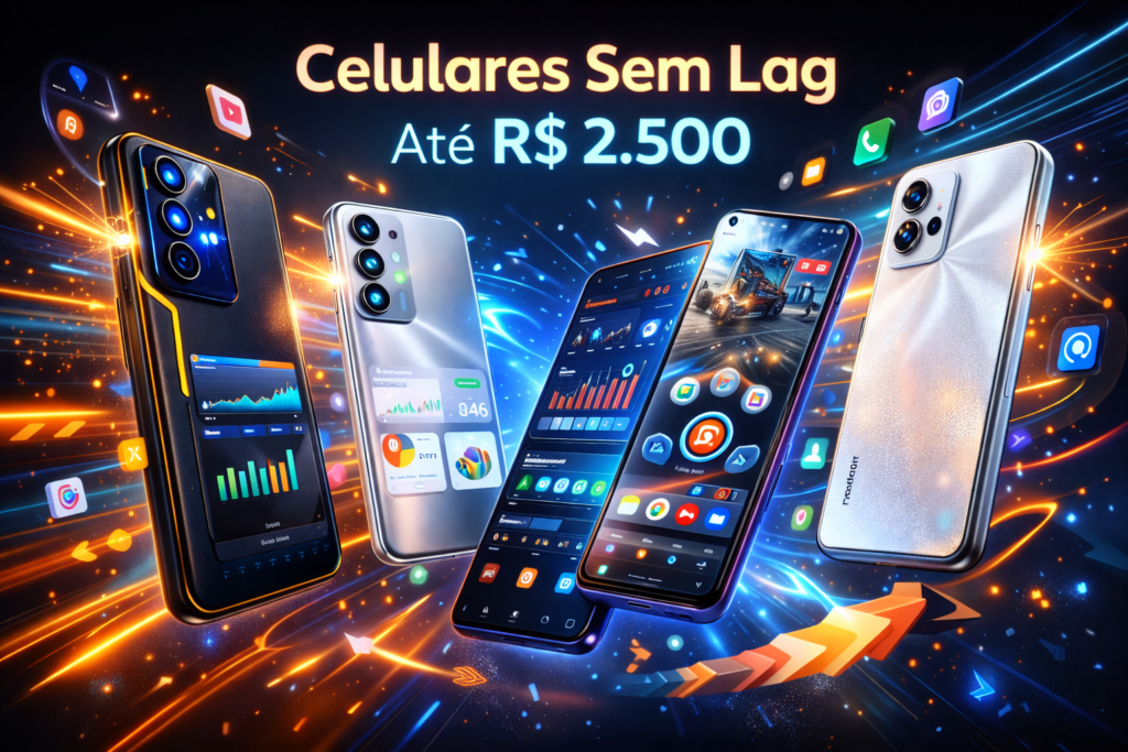 A Escolha celular Inteligente : Desempenho Máximo até R$ 2.100