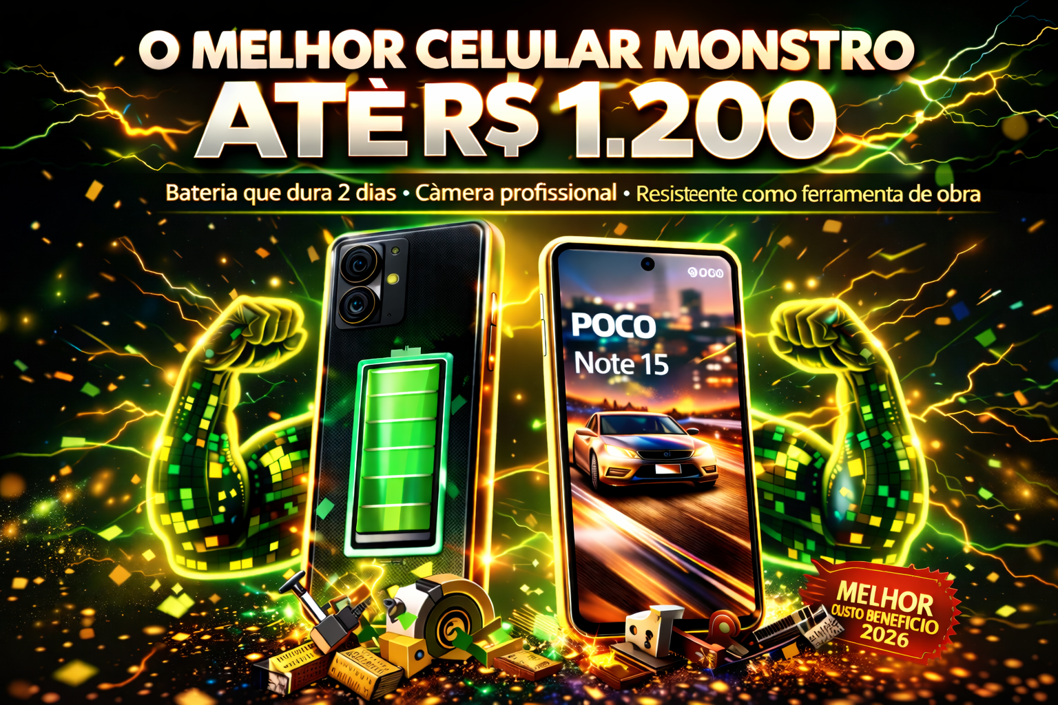 Monstro do Celular até R$ 1.200 que Valem Cada Centavo!