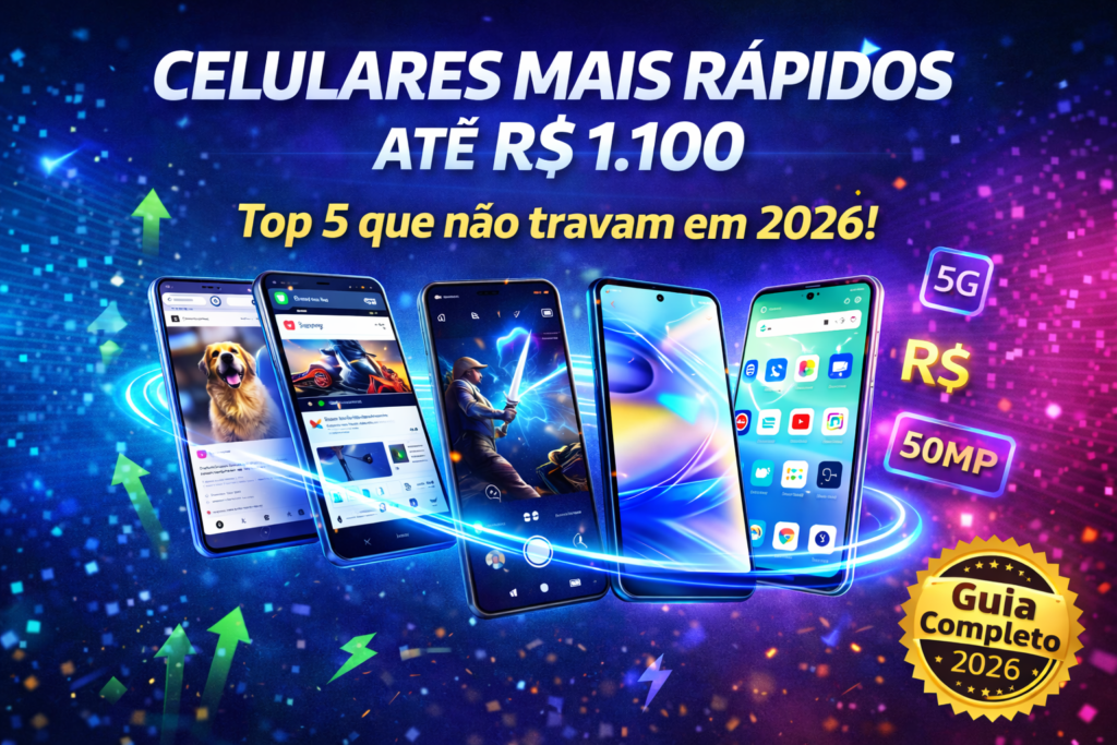 Os celulares Mais Rápidos do Mercado até R$ 1.100