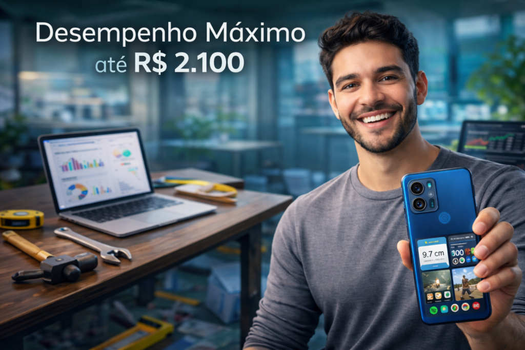 A Escolha celular Inteligente : Desempenho Máximo até R$ 2.100