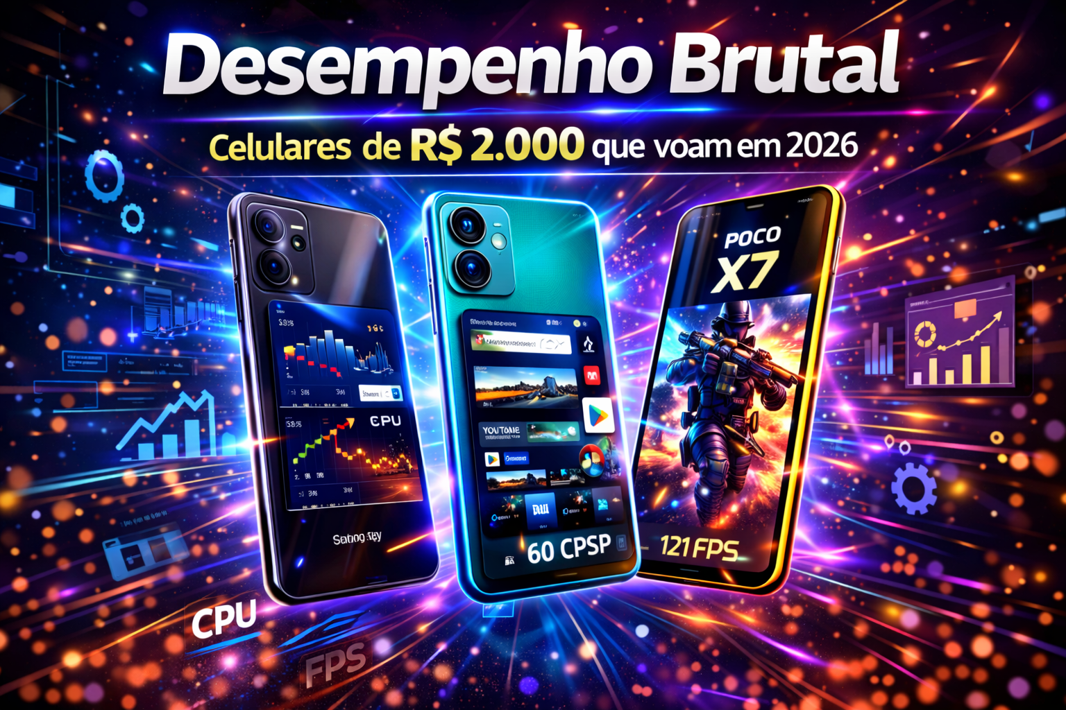 Foguete no Bolso até R$ 2.300: Celulares que Não Param