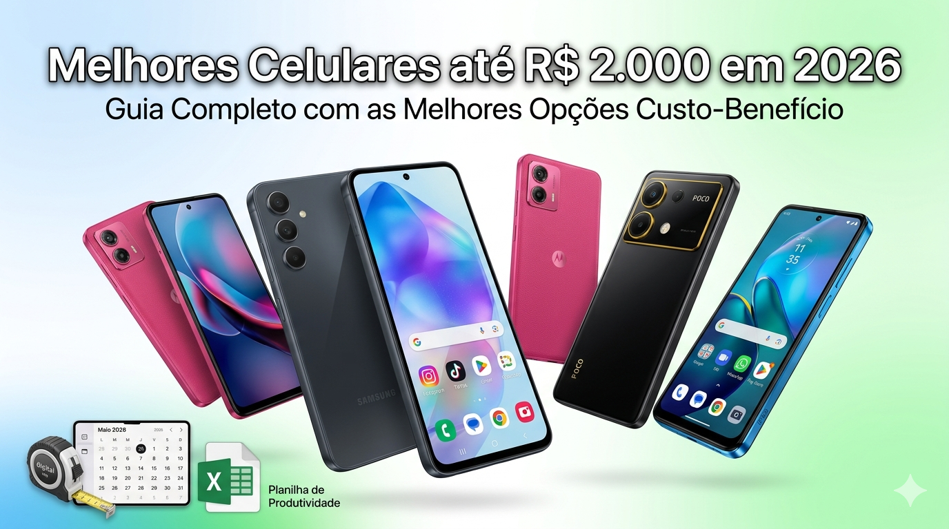 Melhores Celulares até R$ 2.000