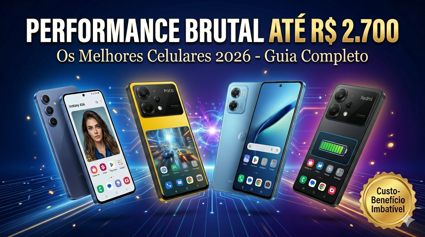 Celulares com Performance Brutal e Preço até R$ 2.700