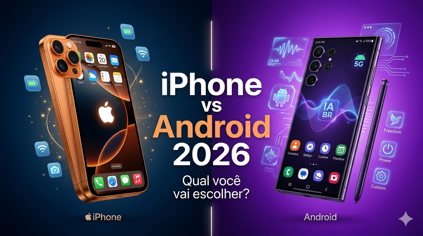 iPhone vs Android: Qual é melhor comprar em 2026?