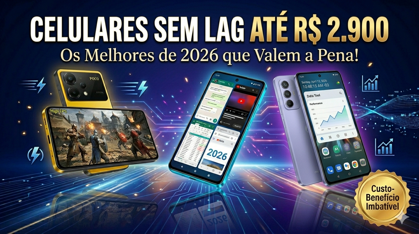 Celulares sem Lag? Esses até R$ 2.900 Conseguem!