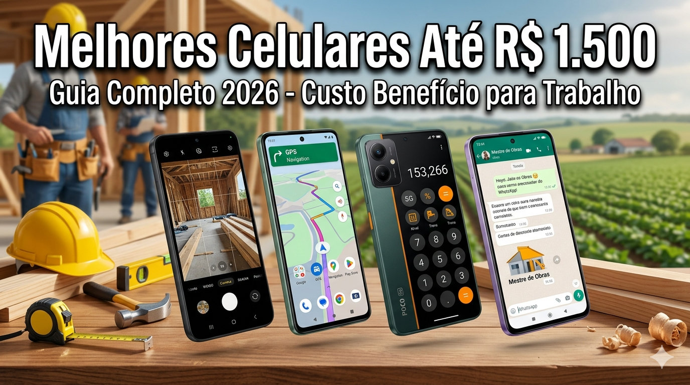 Melhores Celulares até R$ 1.500