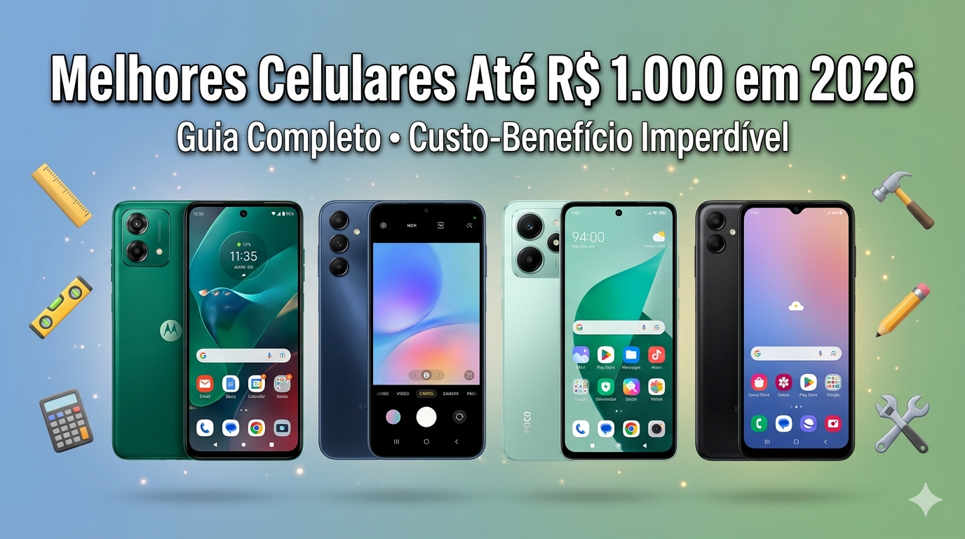 Celulares de até R$ 1.000