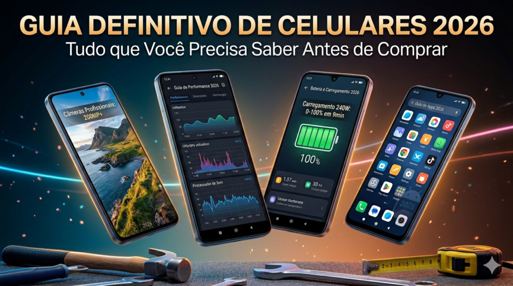 Guia Definitivo de Celulares 2026: Tudo que Você Precisa Saber Antes de Comprar