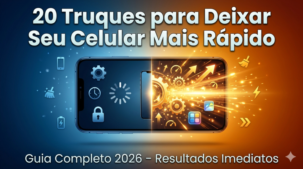 Como Deixar Seu Celular Mais Rápido em 2026: 15 Truques que Realmente Funcionam