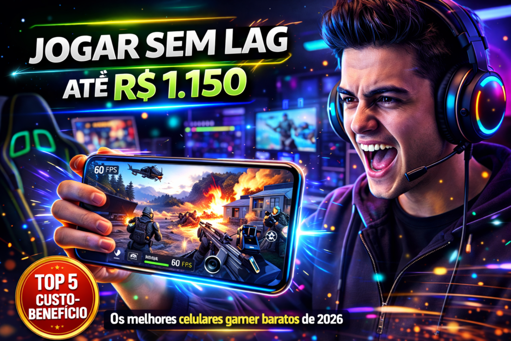 Jogar Sem Lag? Descubra os Celulares até R$ 1.150