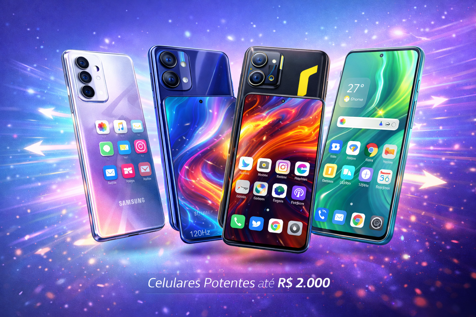 O Upgrade Perfeito: Celulares Potentes até R$ 2.000 que Valem Muito