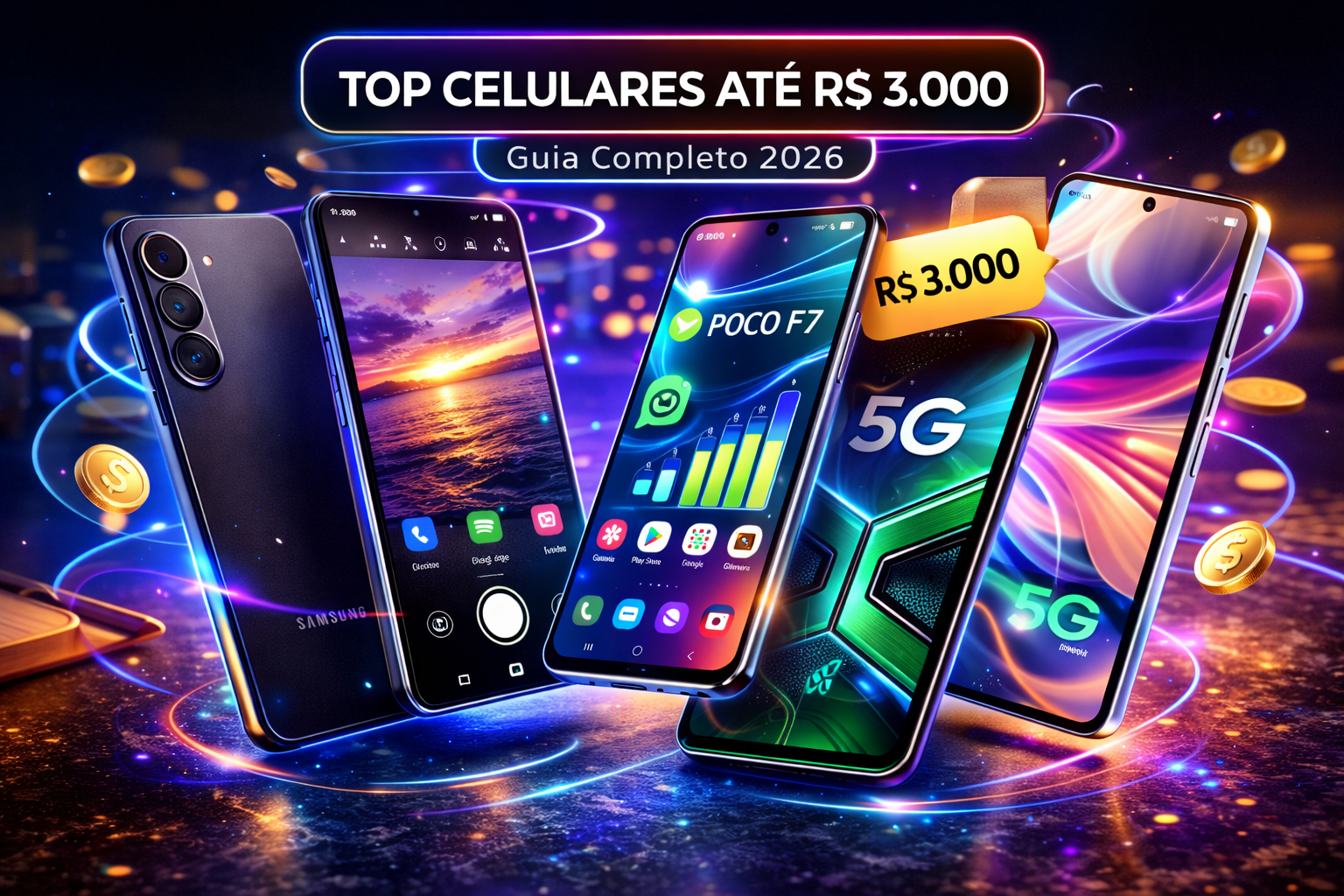 Melhores Celulares até R$ 3.000
