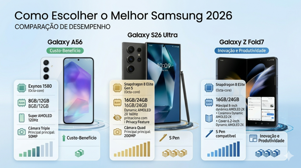 Como Escolher o Melhor Smartphone Samsung em 2026 2 Como Escolher o Melhor Smartphone Samsung em 2026